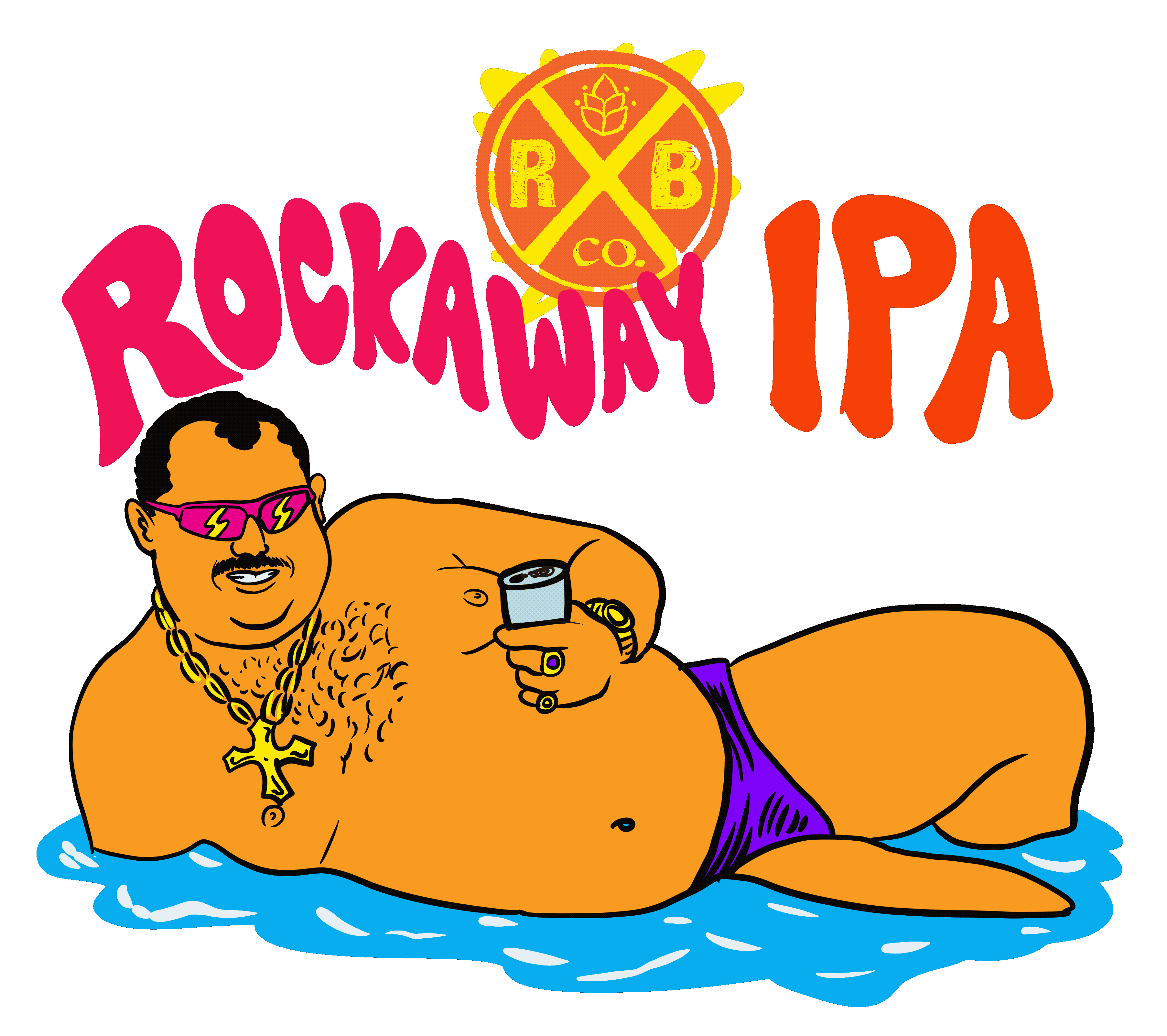 Rockaway IPA can art